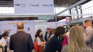 Photo of people at the Canada pavilion