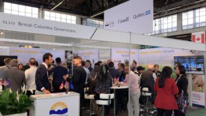 Photo of people at the Canada pavilion