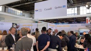 Photo of people at the Canada pavilion