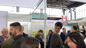 Photo of people at the Canada pavilion