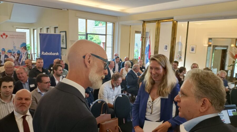 Picture showing participants of a business event