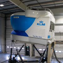 IMG_7661 picture of a KLM flight simulator.
